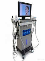 Appareil de dermabrasion multifonctionnel 18 en 1, jet d'oxygène, aqua peel, rajeunissement de la peau du visage, nettoyage en profondeur, équipement de soin de la peau SPA