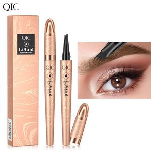 Crayon à sourcils Magic Microblading, 4 pointes micro-fourches, formule longue durée anti-bavures, brun clair pour des sourcils naturels - Product Image 3