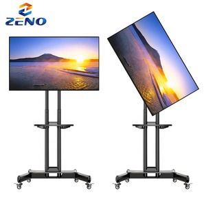 Zeno รถเข็นทีวีมือถือหมุนได้สำหรับ32 "-60" L65-<span class=keywords><strong>X</strong></span> ° 360ใหม่ล่าสุด<span class=keywords><strong>100</strong></span>*<span class=keywords><strong>100</strong></span>-600*400มม. มีล้อขาตั้งทีวีแบบหมุนได้ - Product Image 1