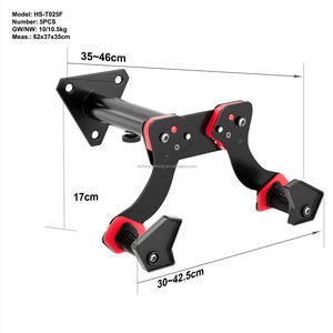 Estantes de estacionamiento de pared firmes y duraderos, ajustables, convenientes y hermosos, accesorios para bicicletas - Product Image 3