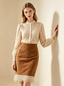 SWEET BABE 2026 Jupe droite vintage respirante à taille naturelle pour femme, idéale pour le bureau et le quotidien - Product Image 5