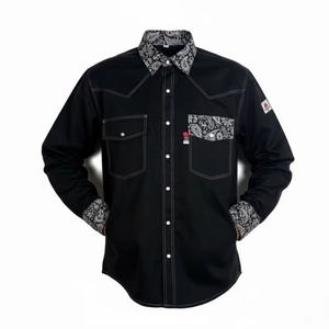 Factory New Design NFPA2112 ASTM1506 100% Cotton Breathable ODM FR <strong>Flame</strong> Retardant Casual <strong>Shirt</strong> Men's Safety Protective - Product Image 1