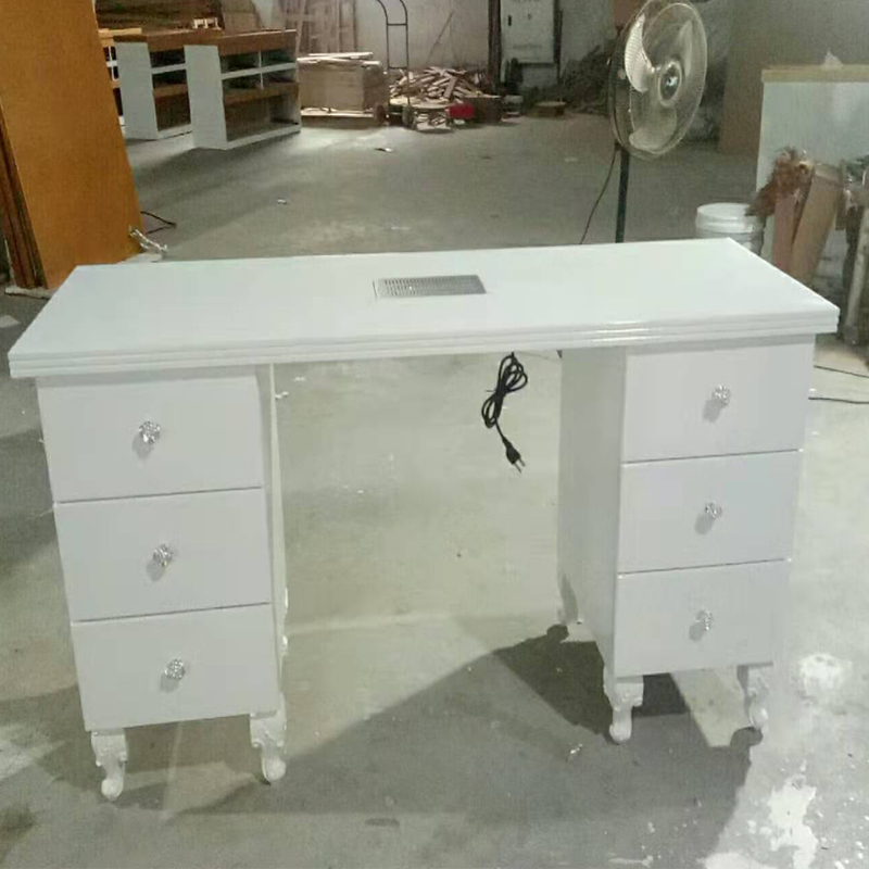 Foshan Great Cheap Dust Collector Professional Design Pink Nail Manicure Table For Sale