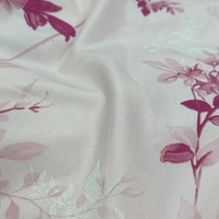 Tissu en polyester brossé imprimé floral en mousse, impression offset, tissu doux pour draps et housses de couette