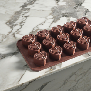 Heart-Shaped Silicone Chocolate <b>Mold</b> Valentine's Day Non-Stick Flexible for <b>Cake</b> Sustainable Kitchen Baking Tool - Product Image 5