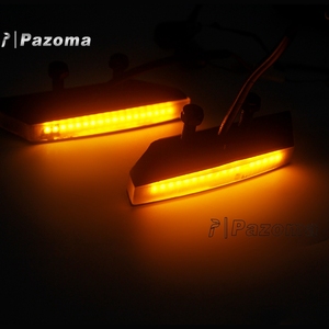 Specchietti LED per Moto con Indicatore di Direzione Integrato, Luce Anteriore Ambra per Ducati <span class=keywords><strong>Panigale</strong></span> 959 1299 Tutti gli Anni - Product Image 5