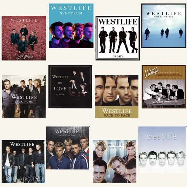 Westlife Complete Studio Albums Collection 12CD Pop & Ballad Music CD Set