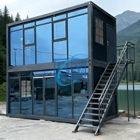 Maison préfabriquée personnalisée en conteneurs 10ft 20ft 30ft 40ft – Maison modulaire de luxe, bureau, cuisine, camping