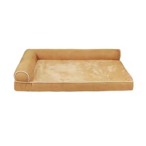 เตียงสัตว์เลี้ยงทรงสี่เหลี่ยมผืนผ้านุ่มอบอุ่นหรูหราพร้อมเมมโมรี่โฟมโซฟาแบบถอดได้และอุปกรณ์เสริมเตียงสุนัขซักได้ - Product Image 5