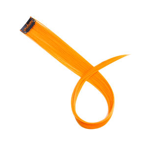 工厂价格20英寸长直合成闪亮丝滑派对亮彩夹头发延伸 - Product Image 6