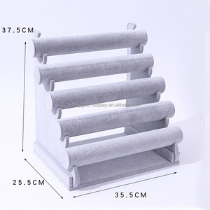 Bán buôn đồ trang sức hiển thị tùy chỉnh vải trang sức đứng cho truy cập Showcase xem Bangle Vòng đeo tay hiển thị giá - Product Image 6