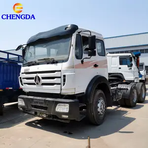 China Fábrica Beiben Heavy Duty 40 Toneladas caminhão 6*4 371HP Cabeça De Caminhão Trator Mineração para venda