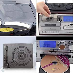 Sıcak satış Woofer ağır bas ev sinema sistemi LP vinil pikap oyuncu Retro kayıt oyuncu BT pikap FM/AM radyo - Product Image 6