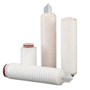 Cartouche pliée en PTFE de stabilité Élément filtrant en PTFE de 10 pouces pour la filtration de l'air d'emballage stérile - Product Image 2