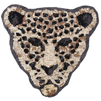 Vente chaude Animal Panther Applique Patch fer sur patchs de broderie à paillettes personnalisés pour t-shirt