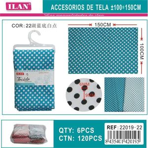 Tessuto a pois Ilan 100x150 cm per decorazioni per la casa - Product Image 1