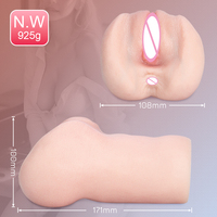 Jouet sexuel vaginal en silicone de haute qualité, portable, de poche, 3D, vagin artificiel pour hommes