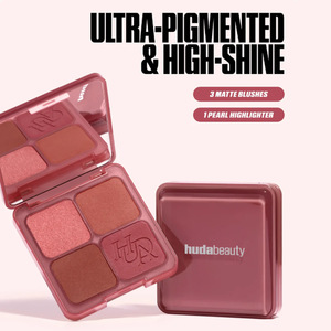 พาเลทบลัชไลท์เตอร์ <span class=keywords><strong>Huda</strong></span> บลัชออนไฮไลท์เตอร์แบบฝุ่น 4 สี 3-10 กรัม 2 สี บิวตี้ อัลตร้า พิกเมนต์ แอนด์ ไฮ ชายน์ บิวตี้ - Product Image 3