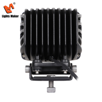 Luz de Trabajo LED Cuadrada de 5.3 Pulgadas y 60W, Chip CREE, IP67 Impermeable, 5800LM, Haz de Luz Concentrado y Difuso, Lámpara de Conducción para Camioneta SUV LML-2260