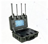 Système de détection et de positionnement intelligent portable Yyt HD5 pour drones, rayon de détection de 1 à 10 km, localisateur passif de drones à 360°, 20+ drones