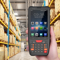 Gran oferta, 4 pulgadas, Industrial, resistente, Android, NFC, Terminal de datos móviles, tarjeta de identificación ORC portátil, pasaporte, código de barras, escáner de código QR PDA