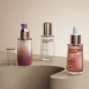 Embalaje DE CUIDADO DE LA PIEL PCR reciclado personalizado 50ml vitamina C plástico PETG serigrafía botella cuentagotas de suero - Product Image 6