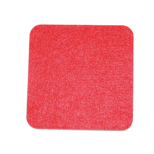 <b>White</b> Polyester Felt Round <b>Coaster</b>-Heat Resistant Classic Design - Product Image 5