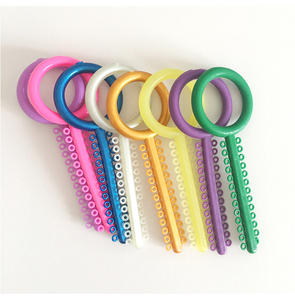 Tanas ortodontico dentale bretelle elastico cravatta elastico anello ortodontico colorato elastico O-a forma di legatura cravatta - Product Image 2