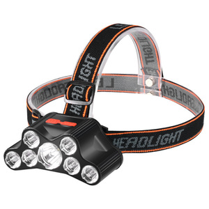 Linterna frontal LED recargable con rotación ajustable de 180 grados para iluminación de pesca al aire libre - Product Image 3