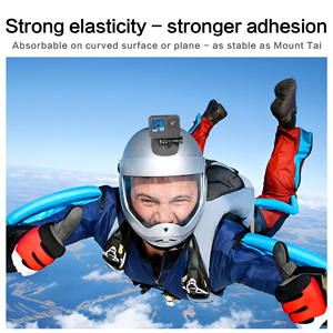 ユニバーサル フレキシブル 強力粘着 曲面スタンドパッド オートバイ ヘルメット アクションカメラマウント GoPro Hero13 Insta360 X5 X4 対応 - Product Image 6