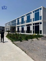 Module de logement préfabriqué en conteneur pour dortoir temporaire du personnel, unité de construction pour bureau de chantier