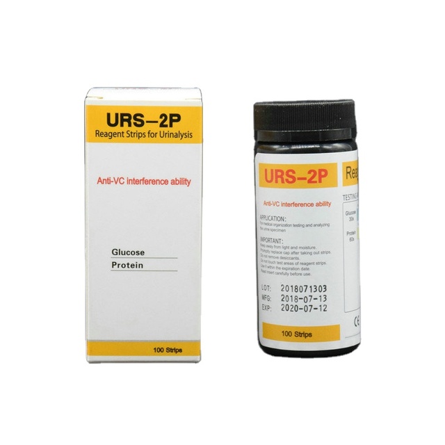 Rapid Test  Clinical Analytical Instruments  Urinalysis Strips for Test Glucose and Protein