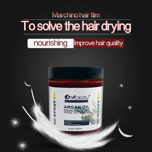 MOKERU-<span class=keywords><strong>mascarilla</strong></span> <span class=keywords><strong>hidratante</strong></span> <span class=keywords><strong>para</strong></span> <span class=keywords><strong>el</strong></span> cabello, 500ml, aceite de argán natural puro, colágeno, <span class=keywords><strong>Mascarilla</strong></span> Reparadora de queratina - Product Image 4
