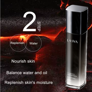 Ensemble de soins de la peau Lasya Men 3 pièces, essence hydratante à base de roche volcanique, huile régulatrice de sébum, nettoyant visage hydratant, crème pour le visage pour homme - Product Image 3