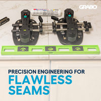 Grabo Adjustable Seam Setter V1 untuk Sambungan Ubin Keramik, Granit, Batu, Penyambungan, Perataan, Penyelarasan Ubin, Peralatan Tangan