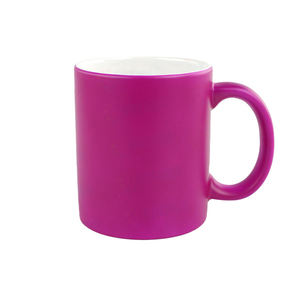 Taza Moderna de Cerámica de 11 oz para Sublimación Fluorescente con Cuchara Incluida para Regalos Personalizados/Decoración del Hogar/Regalos - Product Image 6