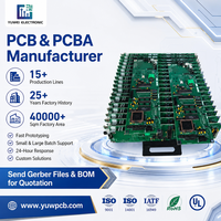 Fabrication de cartes de contrôle industrielles personnalisées PCBA PLC, finition ENIG, assemblage SMT, inspection AOI, OEM ODM