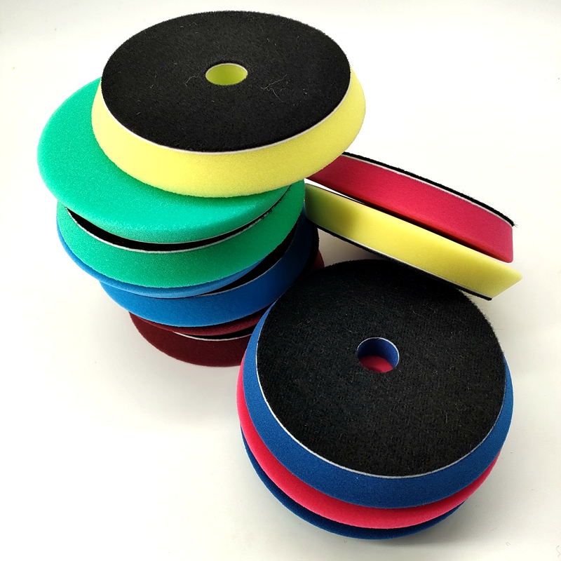 Губка из микрофибры с алмазным напылением, гибкая полировальная вата, 5 дюймов, Для Полировки Автомобиля