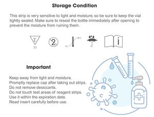 Orthophitaldeyde (OPA) <span class=keywords><strong>test</strong></span> şeritleri su kalitesi algılama - Product Image 6