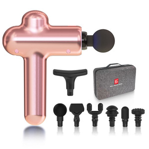 Sportster Novo Estilo de Percussão Profissional Sem Fio Dispositivo de Massagem de Vibração Massagem Arma <span class=keywords><strong>Theragun</strong></span> Com 4 Chefes - Product Image 3