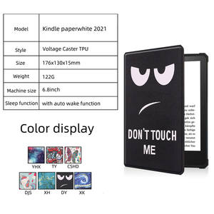 Couleur personnalisée dessin Doux Silicone 11th Génération 2021 Libération Housse pour tous les nouveaux <span class=keywords><strong>amazon</strong></span> kindle paperwhite housse - Product Image 2