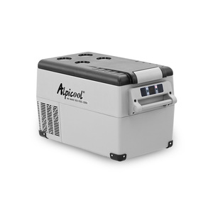 Réfrigérateur-congélateur Alpicool CF35 35l, type compresseur, <span class=keywords><strong>12</strong></span> <span class=keywords><strong>volts</strong></span>, alimenté par énergie <span class=keywords><strong>solaire</strong></span>, refroidisseur <span class=keywords><strong>solaire</strong></span>, refroidissement rapide, réfrigérateur portable - Product Image 1