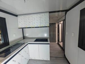 Nuovo Design Moderno Traspirante <span class=keywords><strong>Case</strong></span> Container in Acciaio da 10 Piedi per Agriturismi, Soggiorni, Appartamenti e Installazione Rapida all'Esterno - Product Image 4