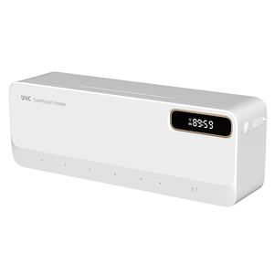 حامل فرشاة أسنان قابل لإعادة الشحن للحلاقة المثبتة على الحائط معقم بالأشعة فوق البنفسجية الجافة والحرارة - Product Image 1