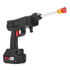 Lavadora de coche multifuncional de alta presión Conveniente Versátil ABS Pistola de agua eléctrica inoxidable para lavado de coches Opciones de 21V - Product Image 3