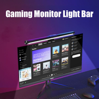 Lampe LED USB 5 modes de température de couleur, style moderne, pour écran d'ordinateur et lecture électronique, avec commande tactile et abat-jour noir, idéale pour le bureau