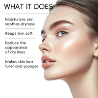 Sérum Visage Végan Anti-Âge Éclaircissant et Blanchissant 4-en-1 à l'Acide Hyaluronique et Vitamine C, Marque Privée, pour Soins de la Peau