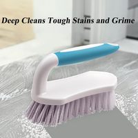 Brosses de nettoyage multifonctionnelles robustes en plastique à poils rigides pour salle de bain, cuisine, douche et vaisselle