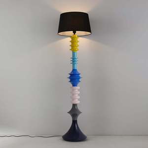 Children's Macaron Colored Cartoon Floor <b>Lamp</b> Led Light Source <b>Switch</b> Control Bedroom Living Room Lighting Fixture - Product Image 3