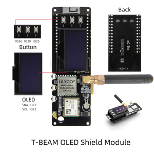 Helium T-Beam V1.2 <span class=keywords><strong>ESP32</strong></span> Carte de développement LoRa <span class=keywords><strong>LoRaWAN</strong></span> 868/915MHz Module sans fil GPS NEO-6M 18650 Support de batterie 180 jours - Product Image 3